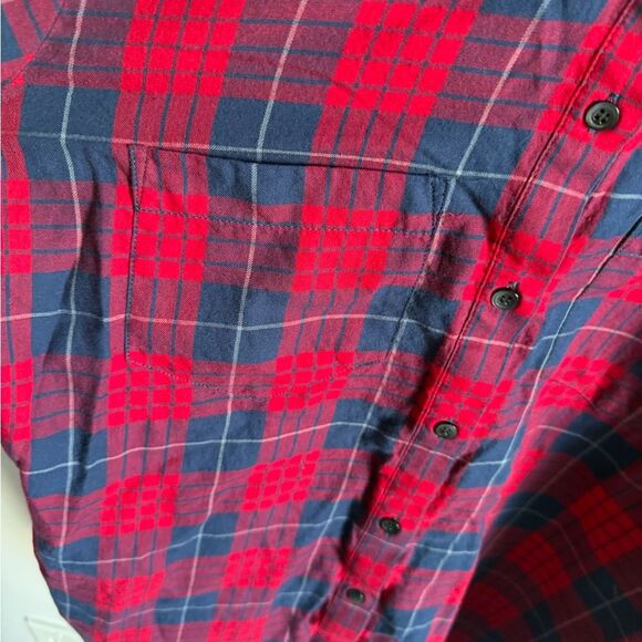 Madewell Edina Oversized Plaid Boy Shirt - Picture 5 of 7